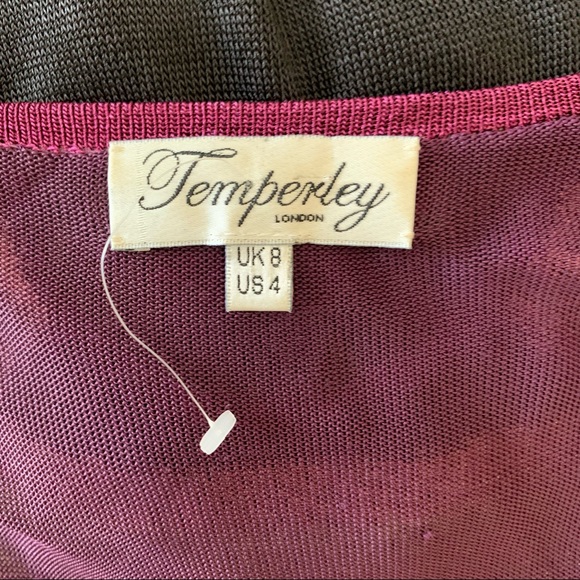 Temperley London Knit Sweater Dress V Neck - Picture 13 of 14